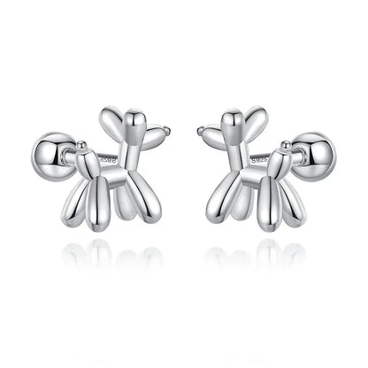 Aretes Perrito con Rosca