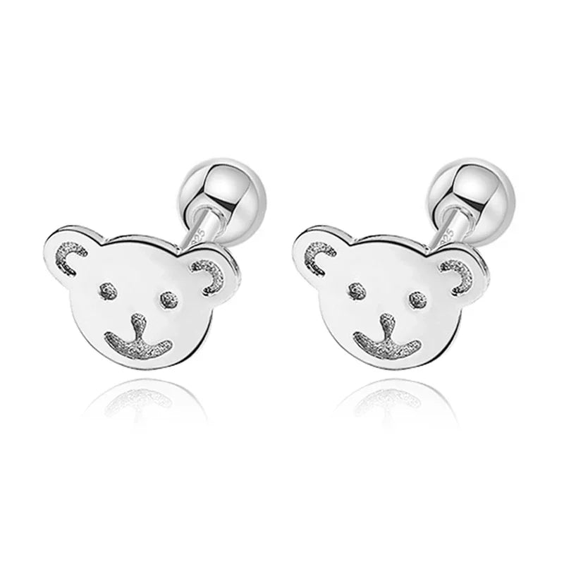 Aretes Mariposa y Osito con Rosca