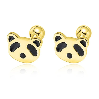 Aretes Mariposa y Osito con Rosca