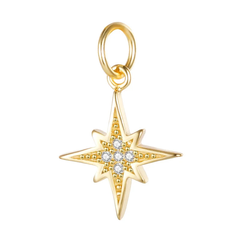 Dije Estrella Polar Pavé