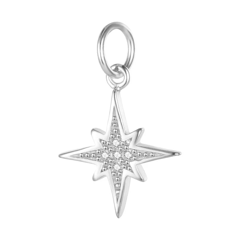Dije Estrella Polar Pavé