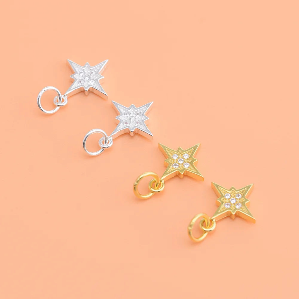 Dije Estrella Polar Pavé