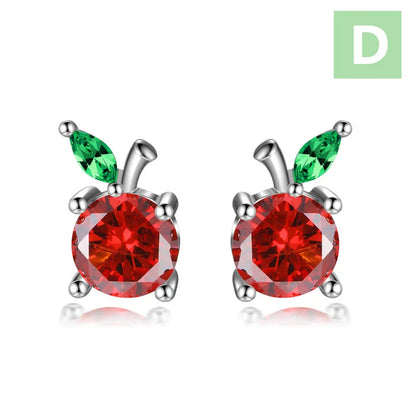 Aretes Frutitas con Zirconias