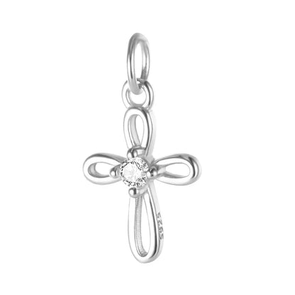 Dije Cruz Calada con Zirconia