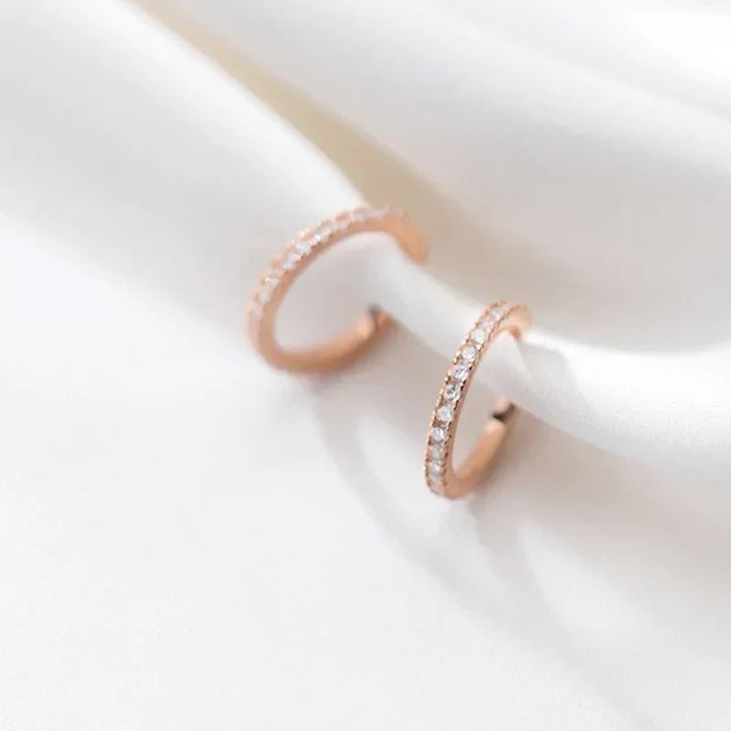 Ear Cuff con Zirconias Brillantes