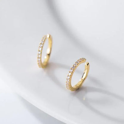 Ear Cuff con Zirconias Brillantes