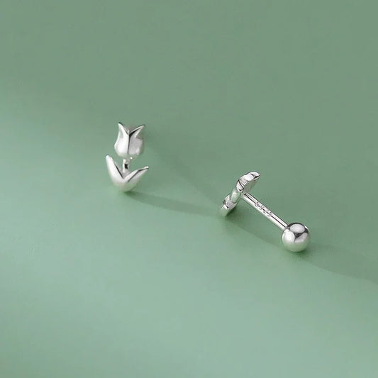 Aretes Tulipán Minimalistas