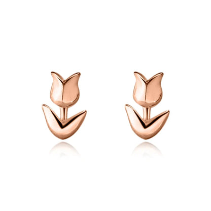 Aretes Tulipán Minimalistas