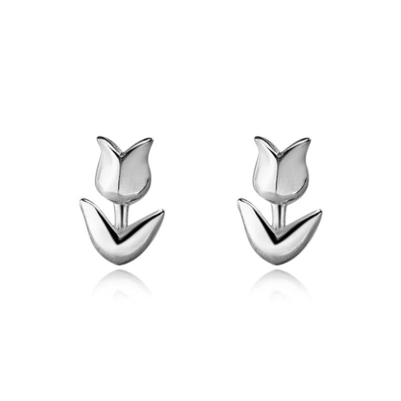 Aretes Tulipán Minimalistas