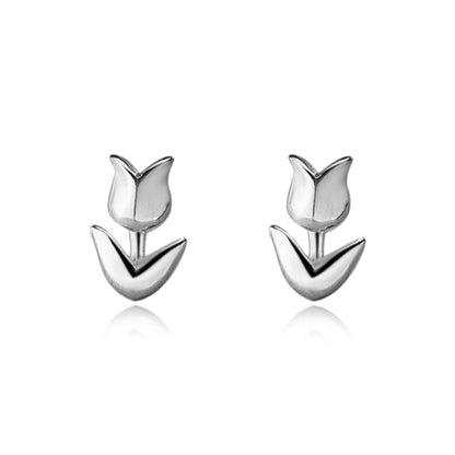 Aretes Tulipán Minimalistas
