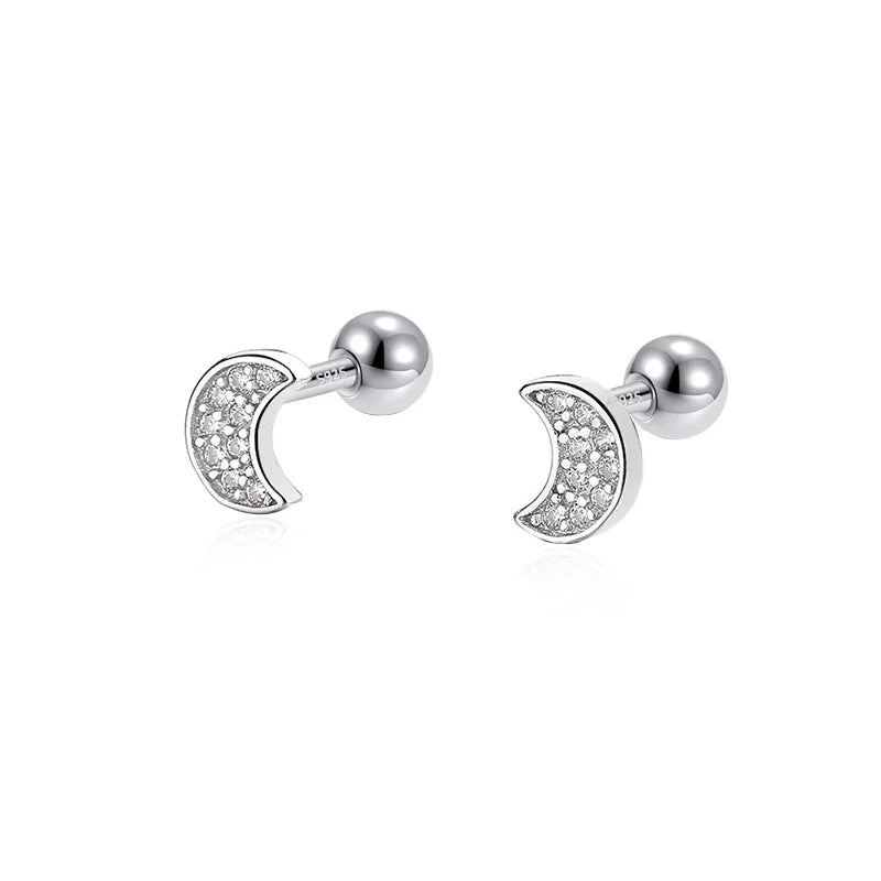 Aretes Luna de Rosca
