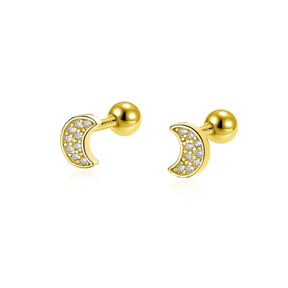 Aretes Luna de Rosca