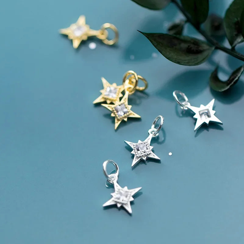 Dije Estrella Polar con Zirconia