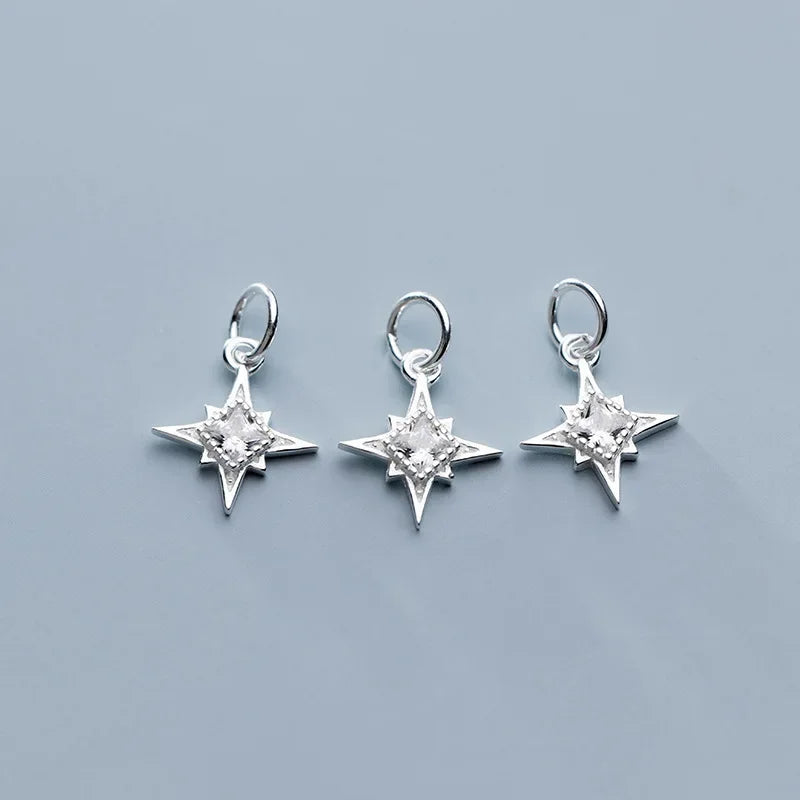 Dije Estrella Polar con Zirconia