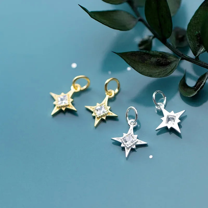 Dije Estrella Polar con Zirconia