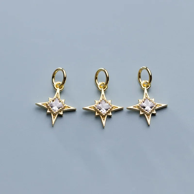 Dije Estrella Polar con Zirconia