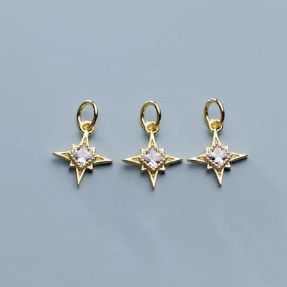 Dije Estrella Polar con Zirconia