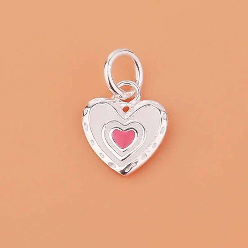 Dije Corazón Negro, Rojo, Azul o Rosa