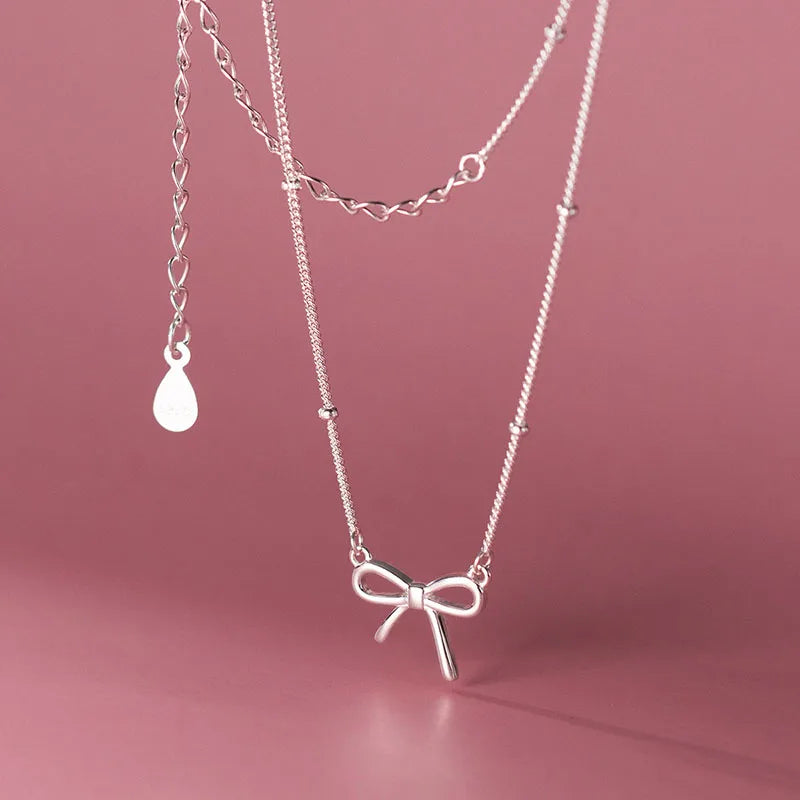 Collar Corto con Moño