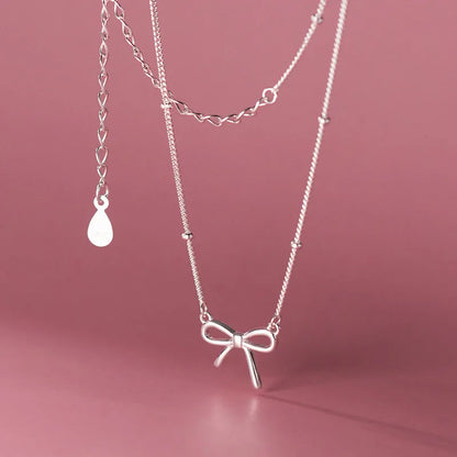 Collar Corto con Moño