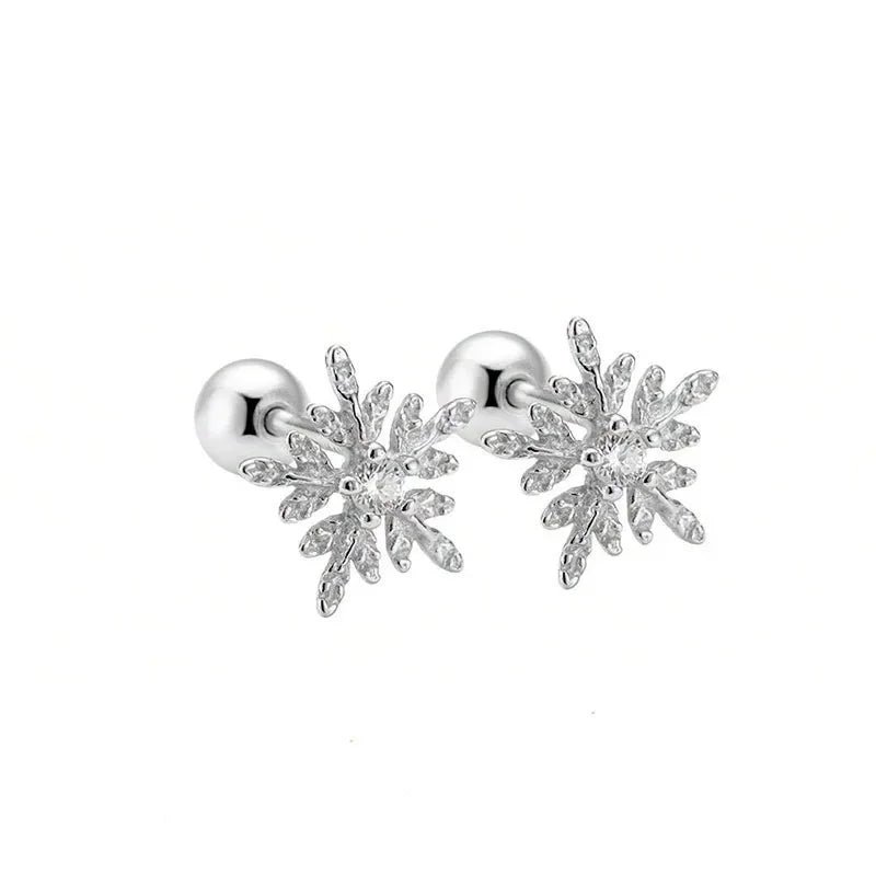 Aretes Trébol con Rosca