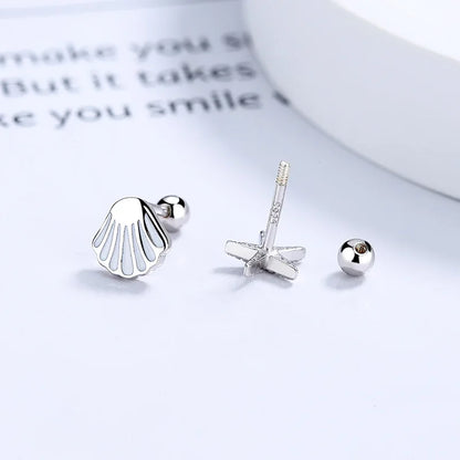 Aretes Asimétricos Conchita y Estrella de Mar