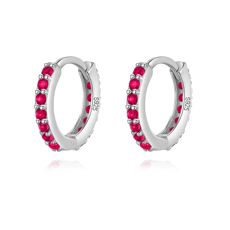 Arracadas con Zirconias de Color