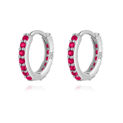 Arracadas con Zirconias de Color
