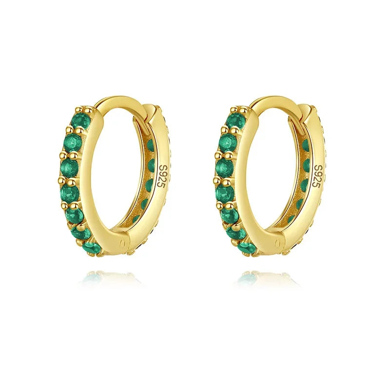 Arracadas con Zirconias de Color
