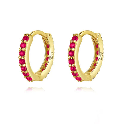 Arracadas con Zirconias de Color
