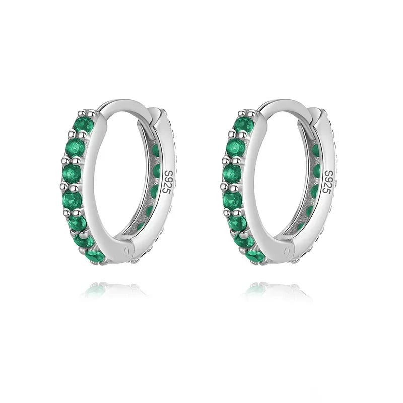 Arracadas con Zirconias de Color