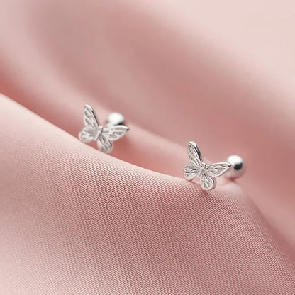 Aretes Mariposa de Rosca