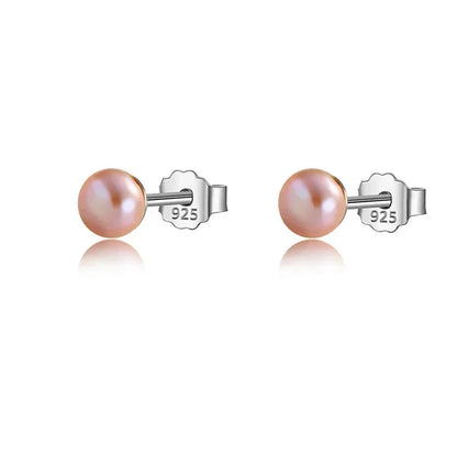 Aretes Perla de Agua Dulce en Tres Colores