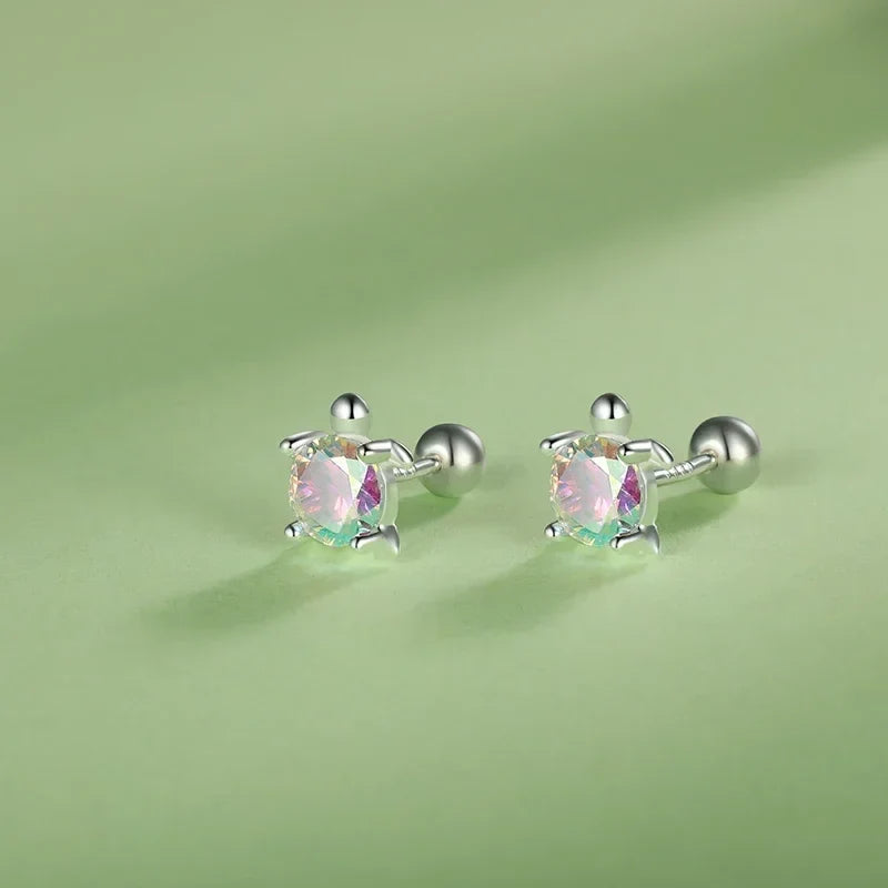 Aretes Tortuga con Zirconias