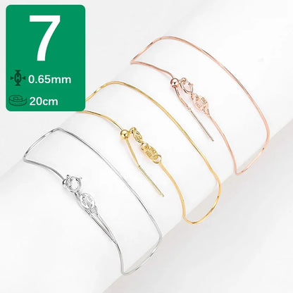 Pulsera Cadena Veneciana o Cruzada