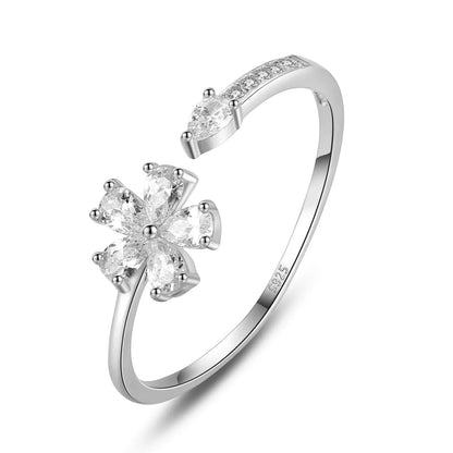 Anillo Luna y Estrella con Zirconias en Varios Diseños