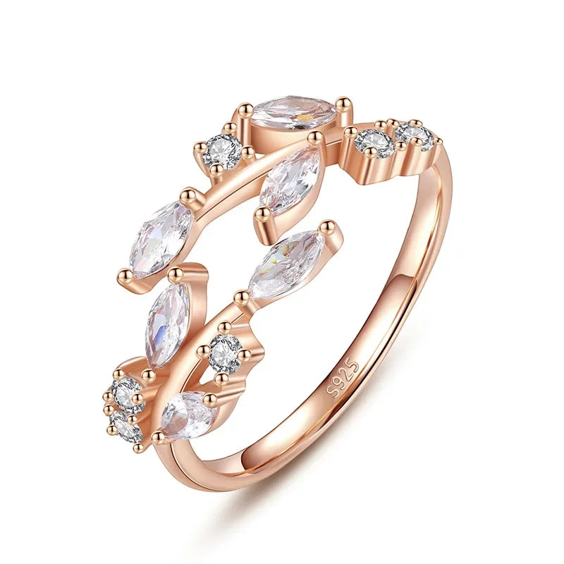 Anillo Luna y Estrella con Zirconias en Varios Diseños