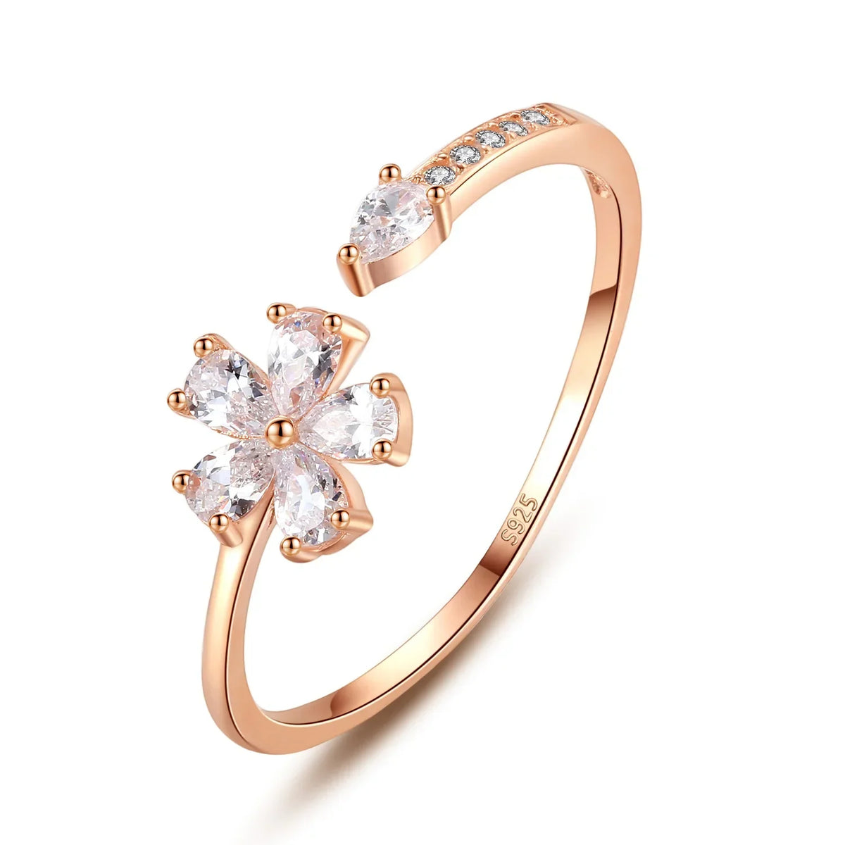 Anillo Luna y Estrella con Zirconias en Varios Diseños