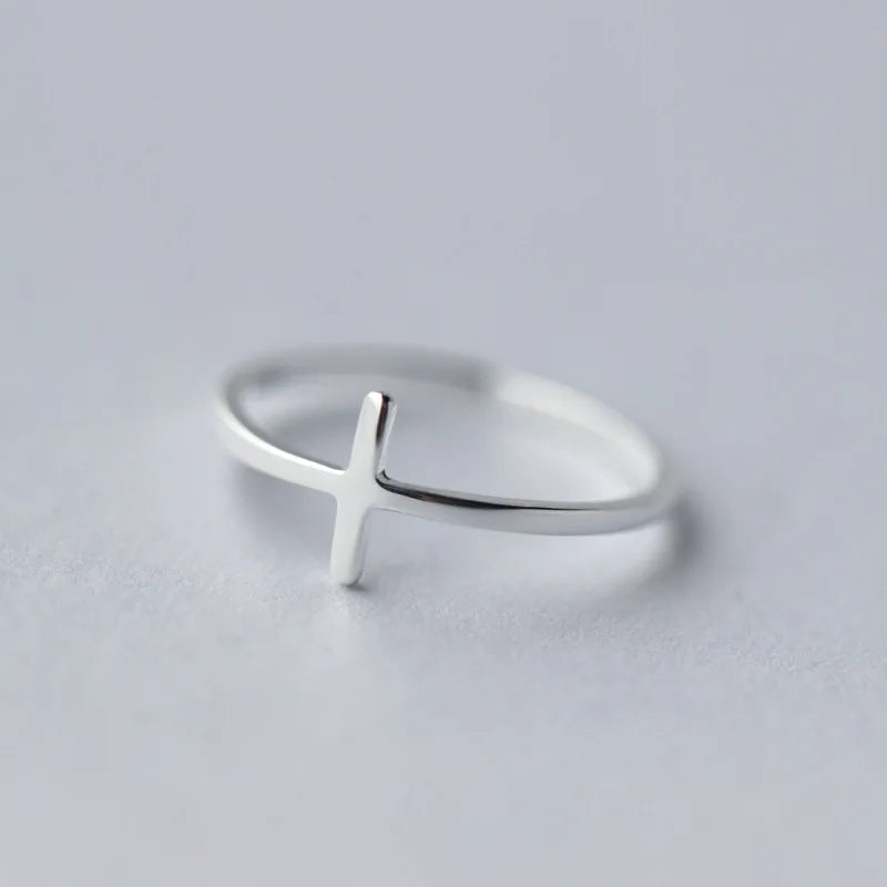 Anillo Cruz Ajustable