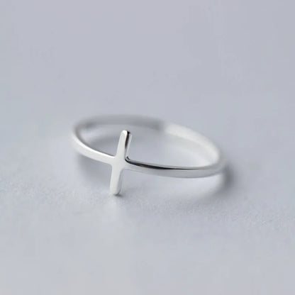 Anillo Cruz Ajustable