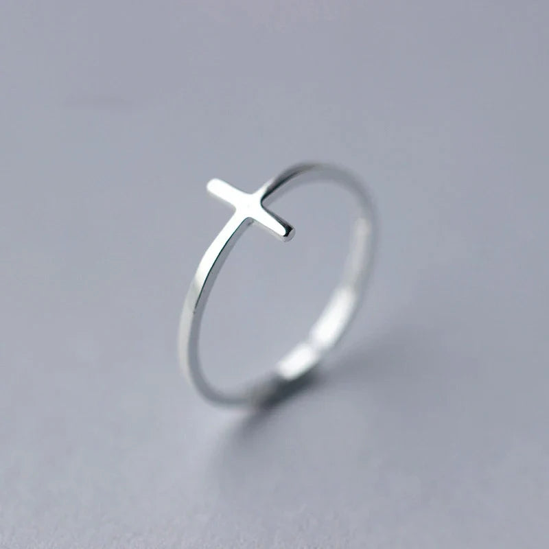 Anillo Cruz Ajustable