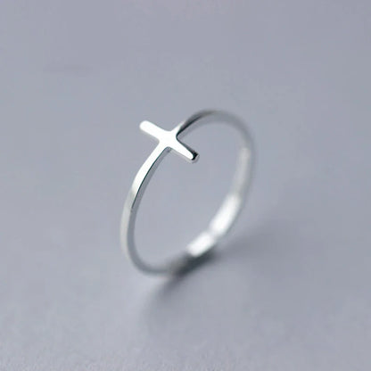 Anillo Cruz Ajustable