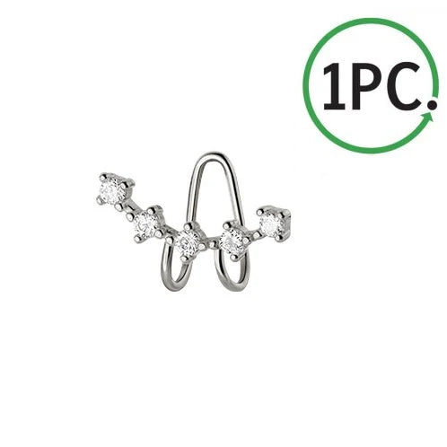 Ear Cuff Deslumbrante con Zirconias