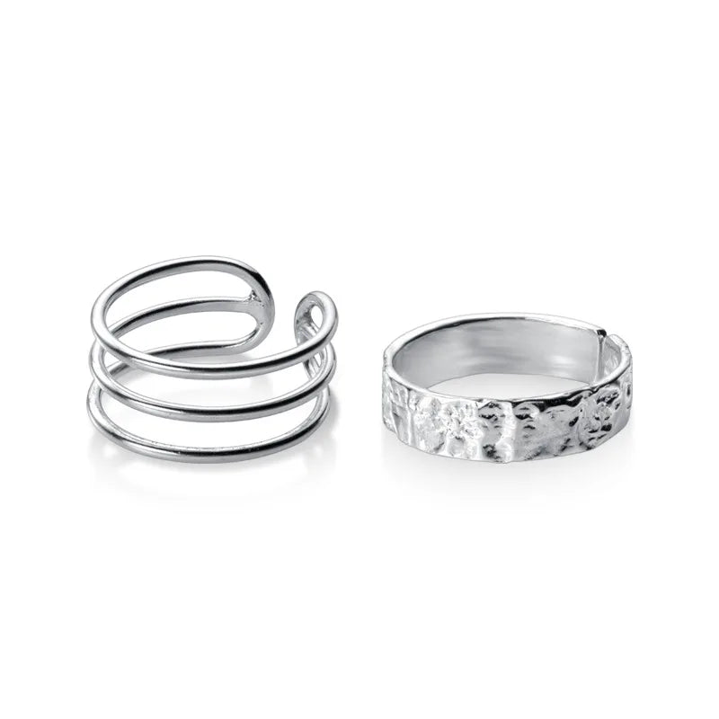 Anillo Abierto Irregular