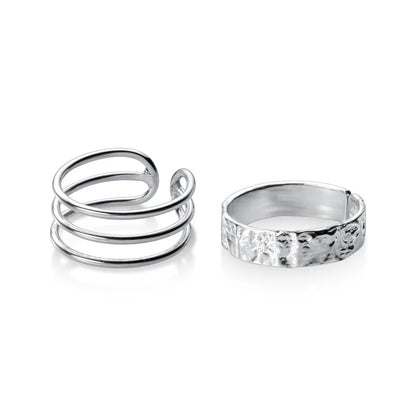 Anillo Abierto Irregular