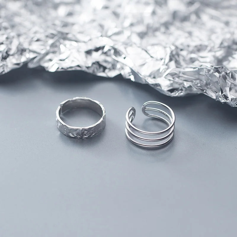Anillo Abierto Irregular