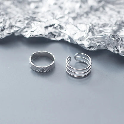 Anillo Abierto Irregular