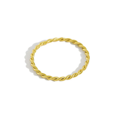 Anillo Torcido Minimalista