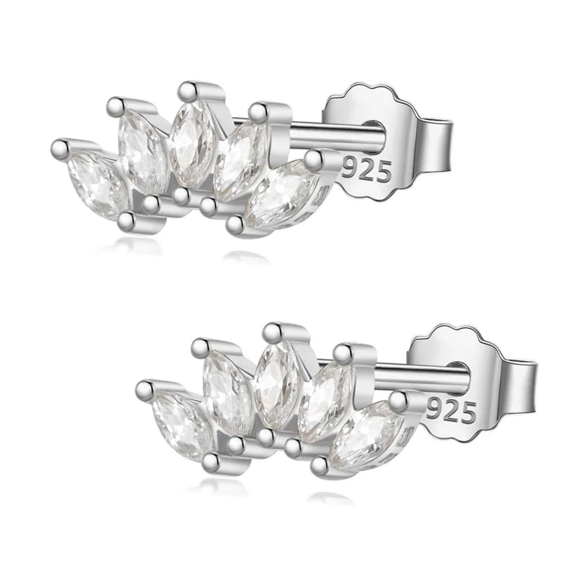 Aretes Zirconia Marquesa Blanca