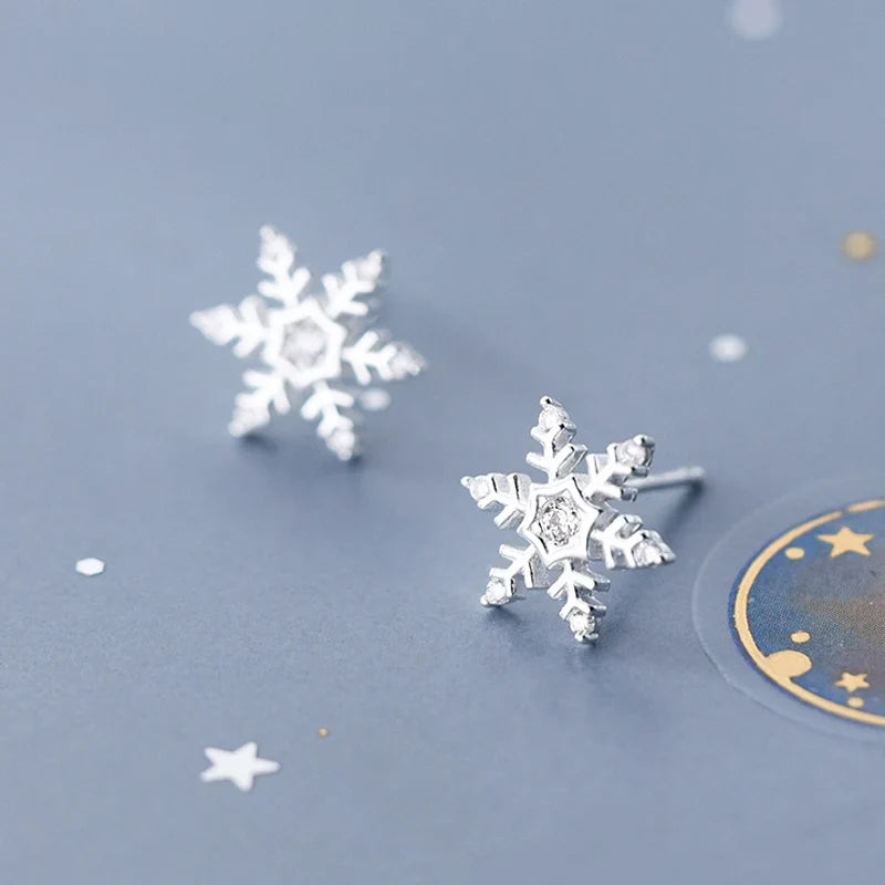 Aretes Copo de Nieve